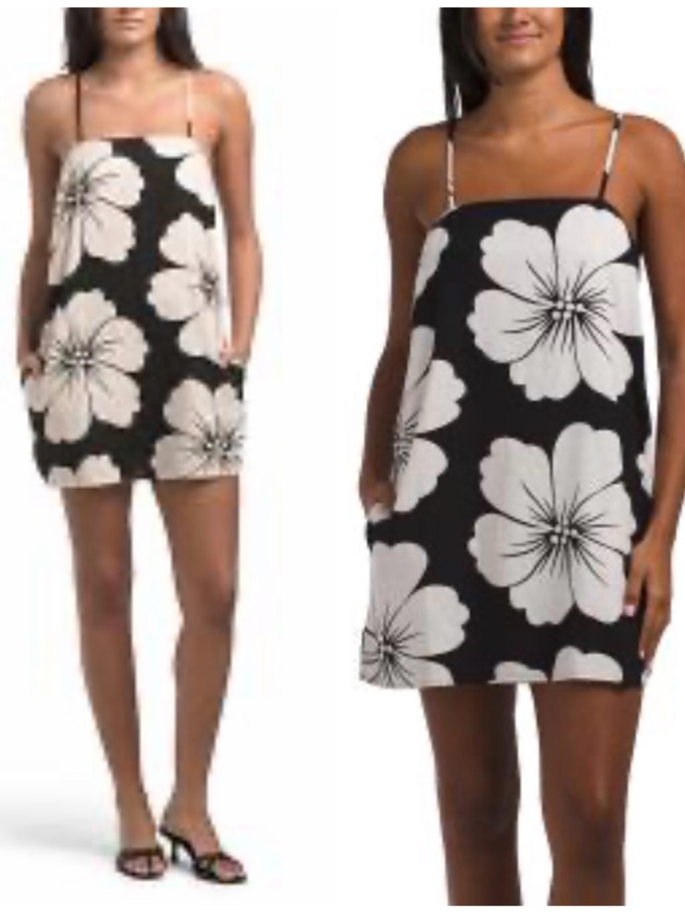 NWOT RACHEL ZOE LINEN BLEND FLORAL MINI DRESS ROMPER